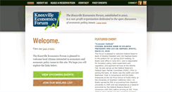 Desktop Screenshot of knoxvilleeconomicsforum.org