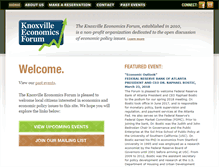 Tablet Screenshot of knoxvilleeconomicsforum.org